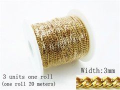 Stainless Steel Jewelry Wholesale - Stainless Steel Chains - HY70A0614HBGR