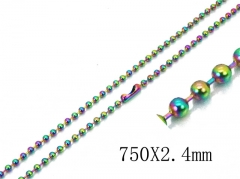 Stainless Steel Jewelry Wholesale - Stainless Steel Chains - HY70N0502ILW