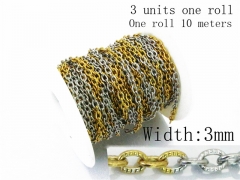 Stainless Steel Jewelry Wholesale - Stainless Steel Chains - HY70A1746LRR