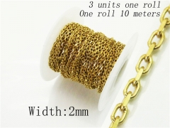Stainless Steel Jewelry Wholesale - Stainless Steel Chains - HY70AE2413KLS