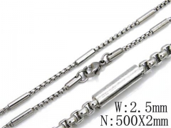 Stainless Steel Jewelry Wholesale - Stainless Steel Chains - HY40N0498K5