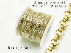 Stainless Steel Jewelry Wholesale - Stainless Steel Chains - HY70A3037MLS