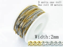 Stainless Steel Jewelry Wholesale - Stainless Steel Chains - HY70A1761LWW