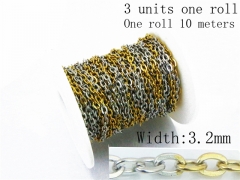Stainless Steel Jewelry Wholesale - Stainless Steel Chains - HY70A1750LEE