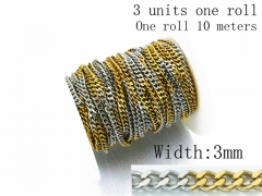 Stainless Steel Jewelry Wholesale - Stainless Steel Chains - HY70A1749MSS