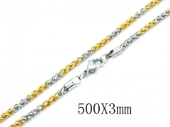 Stainless Steel Jewelry Wholesale - Stainless Steel Chains - HY39N0586LL