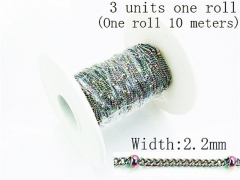 Stainless Steel Jewelry Wholesale - Stainless Steel Chains - HY70A1405MBB