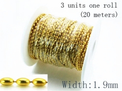 Stainless Steel Jewelry Wholesale - Stainless Steel Chains - HY70A1202HIDF