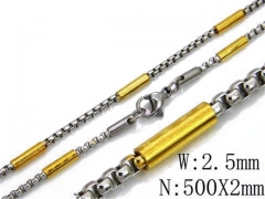 Stainless Steel Jewelry Wholesale - Stainless Steel Chains - HY40N0496M0