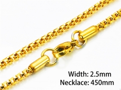 Stainless Steel Jewelry Wholesale - Stainless Steel Chains - HY70N0329KL