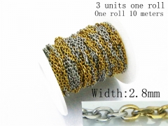 Stainless Steel Jewelry Wholesale - Stainless Steel Chains - HY70A1751LGG