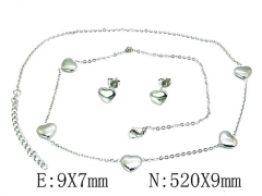 Stainless Steel Jewelry Wholesale - Stainless Steel Jewelry Sets - HY59S2854PR