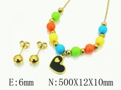 Stainless Steel Jewelry Wholesale - Stainless Steel Jewelry Sets - HY91S1609OLW