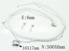 Stainless Steel Jewelry Wholesale - Stainless Steel Jewelry Sets - HY59S2039HKZ
