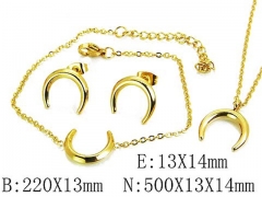 Stainless Steel Jewelry Wholesale - Stainless Steel Jewelry Sets - HY59S2735PU