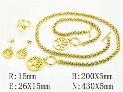 Stainless Steel Jewelry Wholesale - Stainless Steel Jewelry Sets - HY50S0240JSS