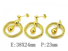 Stainless Steel Jewelry Wholesale - Stainless Steel Jewelry Sets - HY64S0777HOR