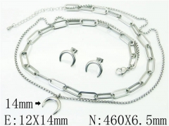 Stainless Steel Jewelry Wholesale - Stainless Steel Jewelry Sets - HY59S2225HJD