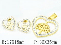 Stainless Steel Jewelry Wholesale - Stainless Steel Jewelry Sets - HY64S1288HMD