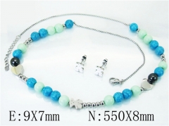 Stainless Steel Jewelry Wholesale - Stainless Steel Jewelry Sets - HY64S1310HOR