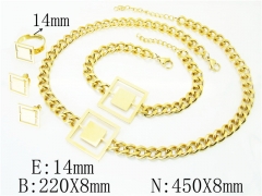 Stainless Steel Jewelry Wholesale - Stainless Steel Jewelry Sets - HY50S0062JAS