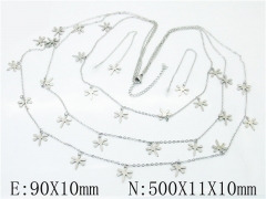 Stainless Steel Jewelry Wholesale - Stainless Steel Jewelry Sets - HY59S1779HPS