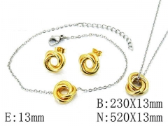 Stainless Steel Jewelry Wholesale - Stainless Steel Jewelry Sets - HY59S1233HWW
