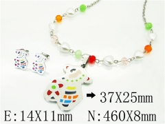 Stainless Steel Jewelry Wholesale - Stainless Steel Jewelry Sets - HY21S0285HPZ