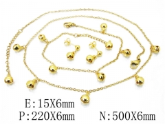 Stainless Steel Jewelry Wholesale - Stainless Steel Jewelry Sets - HY59S1621HHG