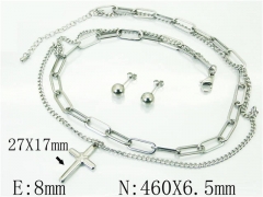 Stainless Steel Jewelry Wholesale - Stainless Steel Jewelry Sets - HY59S2212HJX