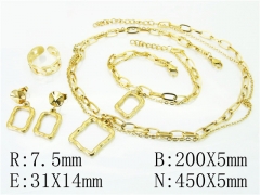 Stainless Steel Jewelry Wholesale - Stainless Steel Jewelry Sets - HY50S0237JRR