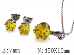 Stainless Steel Jewelry Wholesale - Stainless Steel Jewelry Sets - HY30S0087N0