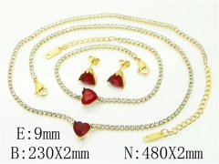 Stainless Steel Jewelry Wholesale - Stainless Steel Jewelry Sets - HY59S2438I2L