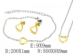 Stainless Steel Jewelry Wholesale - Stainless Steel Jewelry Sets - HY59S2835MR
