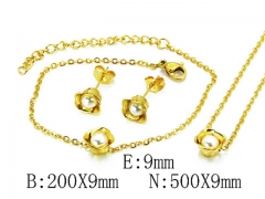 Stainless Steel Jewelry Wholesale - Stainless Steel Jewelry Sets - HY59S2837PS
