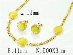 Stainless Steel Jewelry Wholesale - Stainless Steel Jewelry Sets - HY06S1125HMW