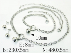 Stainless Steel Jewelry Wholesale - Stainless Steel Jewelry Sets - HY59S2296HMD