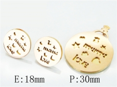 Stainless Steel Jewelry Wholesale - Stainless Steel Jewelry Sets - HY64S1235HOF