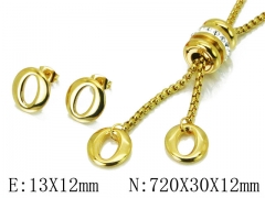 Stainless Steel Jewelry Wholesale - Stainless Steel Jewelry Sets - HY59S1402HKS