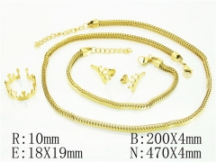 Stainless Steel Jewelry Wholesale - Stainless Steel Jewelry Sets - HY50S0153JSS