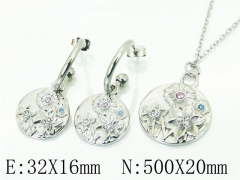 Stainless Steel Jewelry Wholesale - Stainless Steel Jewelry Sets - HY06S1099HOE