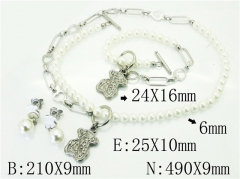 Stainless Steel Jewelry Wholesale - Stainless Steel Jewelry Sets - HY21S0372JJW