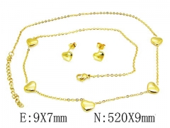 Stainless Steel Jewelry Wholesale - Stainless Steel Jewelry Sets - HY59S2855HHD