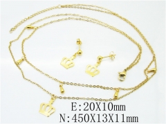 Stainless Steel Jewelry Wholesale - Stainless Steel Jewelry Sets - HY59S1705OLW