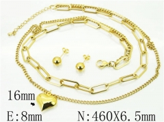 Stainless Steel Jewelry Wholesale - Stainless Steel Jewelry Sets - HY59S2243HLB