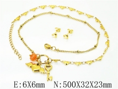 Stainless Steel Jewelry Wholesale - Stainless Steel Jewelry Sets - HY21S0390HPS