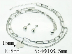 Stainless Steel Jewelry Wholesale - Stainless Steel Jewelry Sets - HY59S2210HJV
