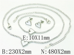 Stainless Steel Jewelry Wholesale - Stainless Steel Jewelry Sets - HY59S2447IZL