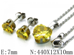 Stainless Steel Jewelry Wholesale - Stainless Steel Jewelry Sets - HY30S0121O0