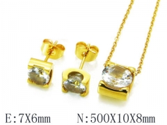 Stainless Steel Jewelry Wholesale - Stainless Steel Jewelry Sets - HY59S2425HHW